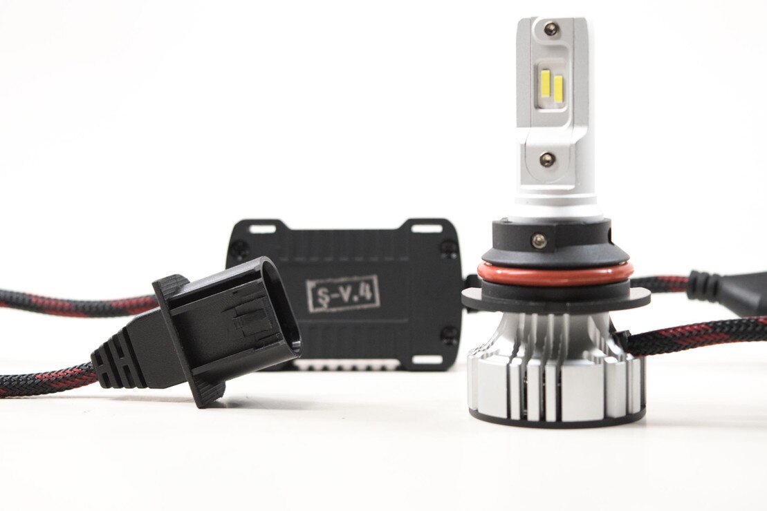 2-Piece 9007 HB5 LED Headlight Bulb Kit 6000K 12000LM For 2002-2005 Dodge Ram 1500 – 5-Year Warranty