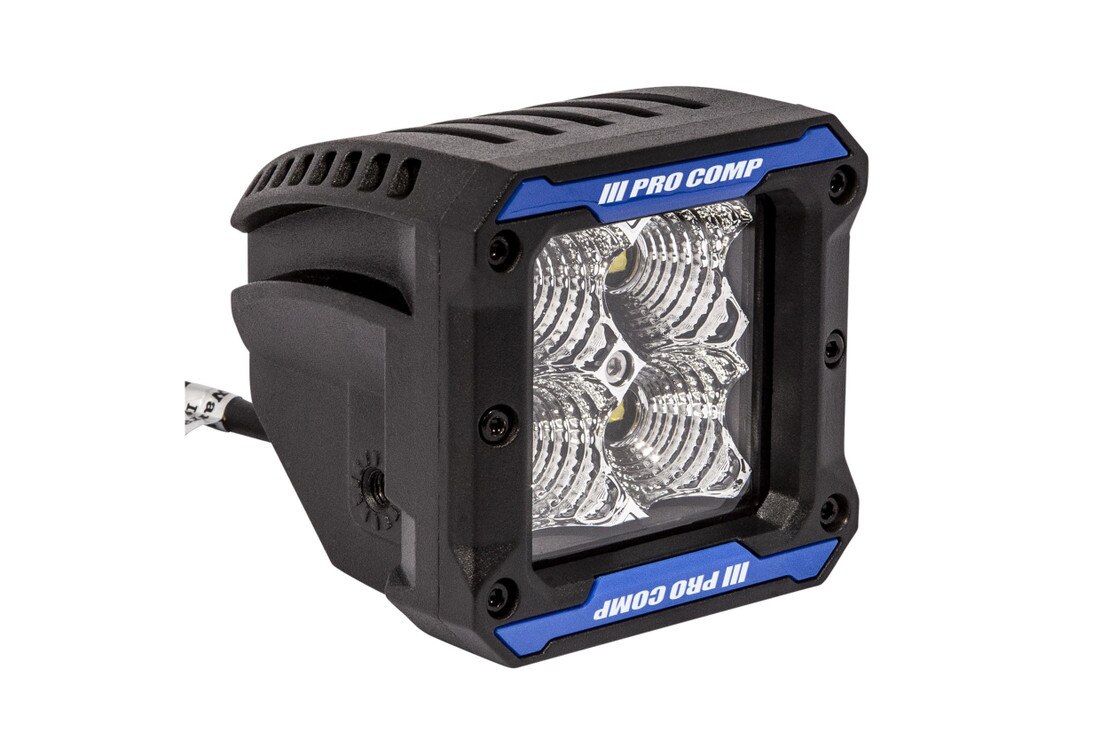 Gen 3 Pods 2x2 Square | 20W | White | Flood Beam | Headlight Revolution