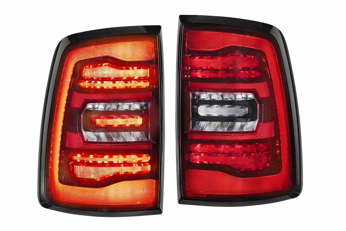 Ram Rampage Rear Lights Dodge Ram HD (09-18) Morimoto XB Red LED Tail Lights | HR LF725