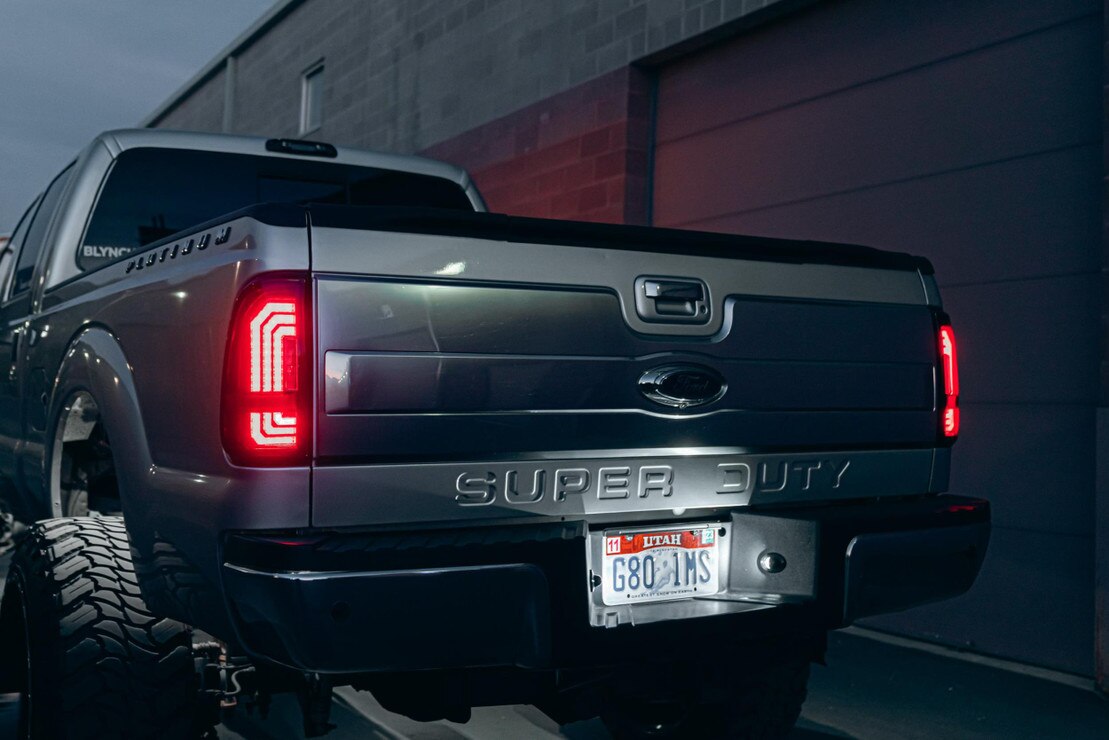 Ford F-350 Super Duty (99-16) Morimoto XB Smoked Tail Light | HR LF733