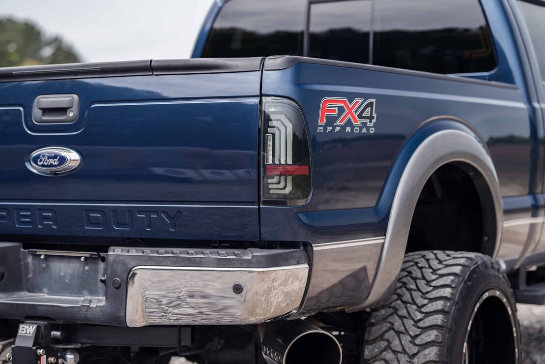 99:16 Ford F-350 Super Duty (99-16) Morimoto XB Smoked Tail Light | HR LF733