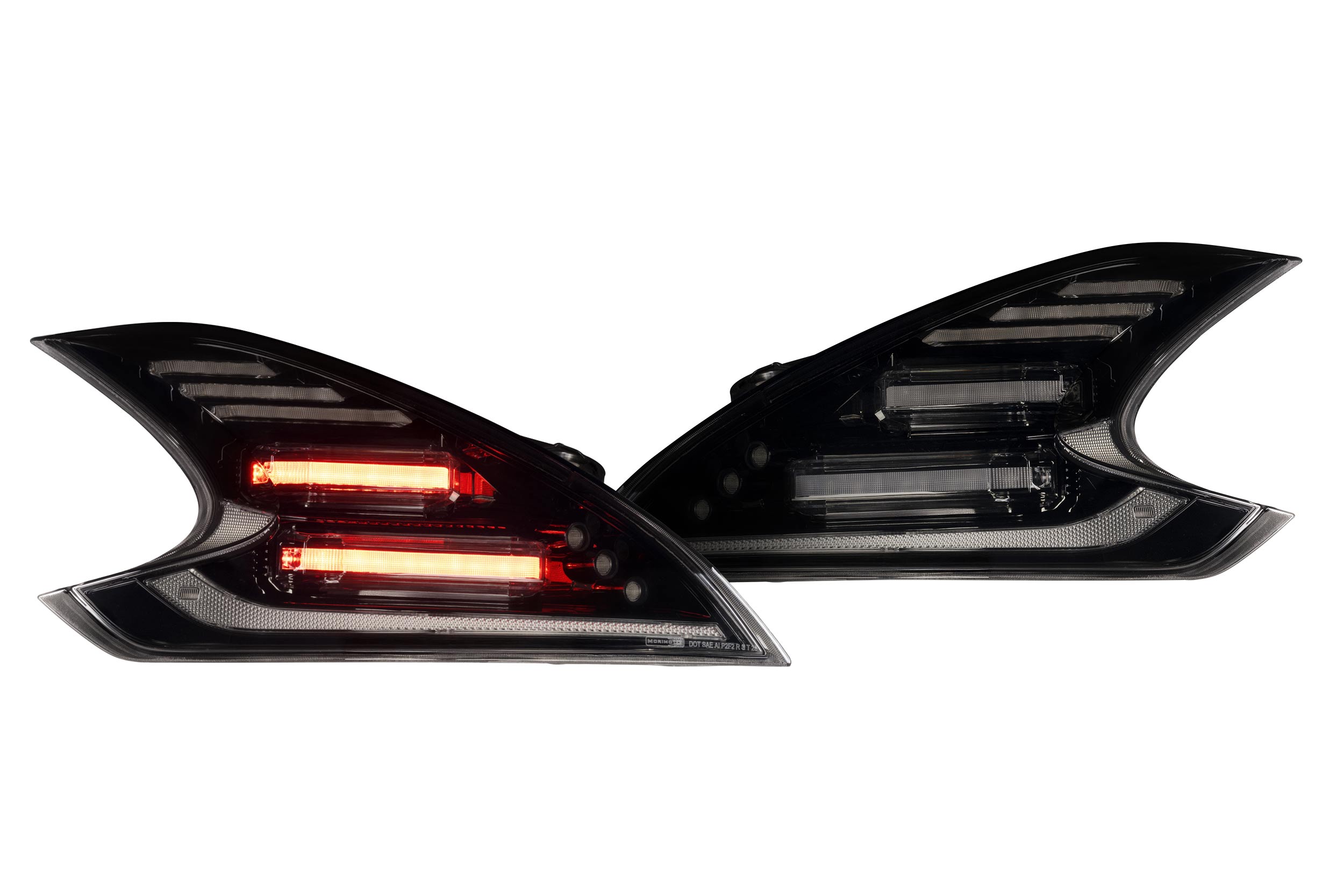 AM Autoparts Performance Tail Lights – Clear Lens, Black Housing – Set Of 2 – For 2002-2006 Dodge Ram 1500/2500/3500