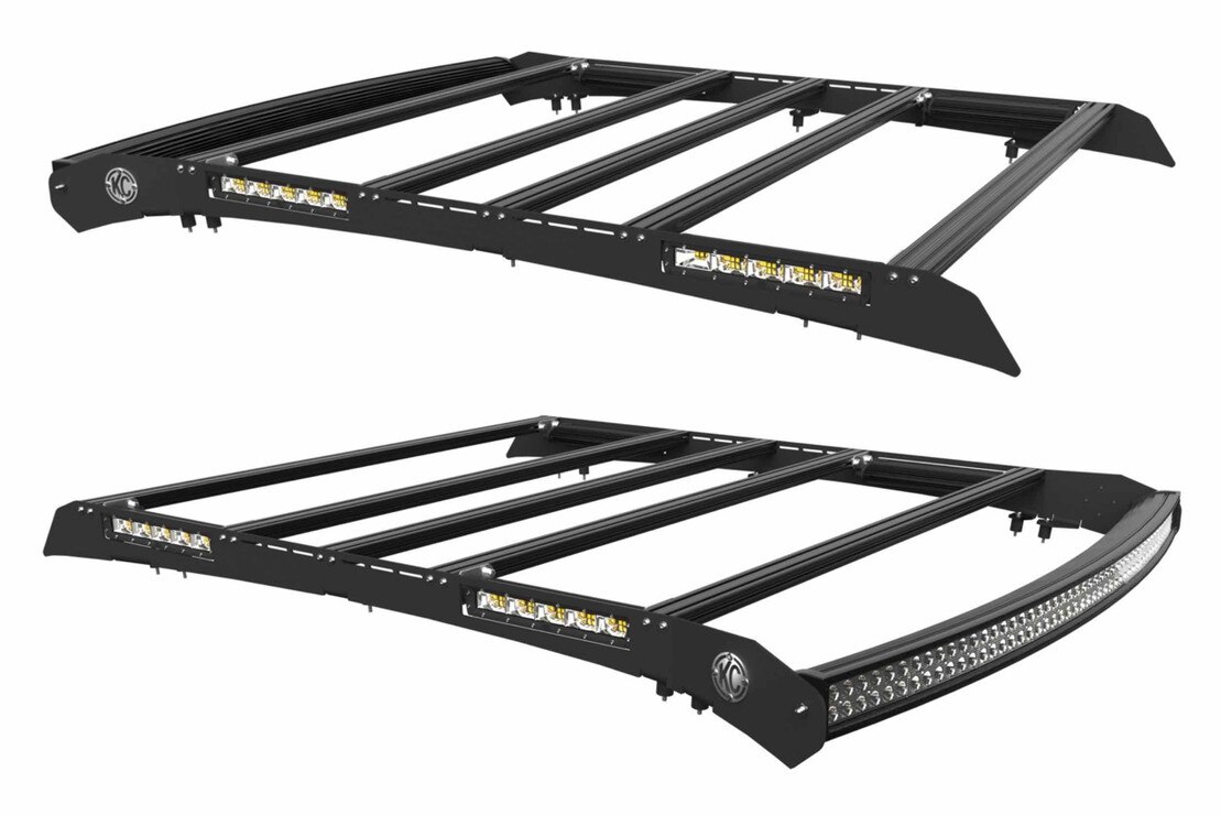 Ford F150/Raptor SuperCab (15-19) KC Hi-Lites M-Rack + LEDs