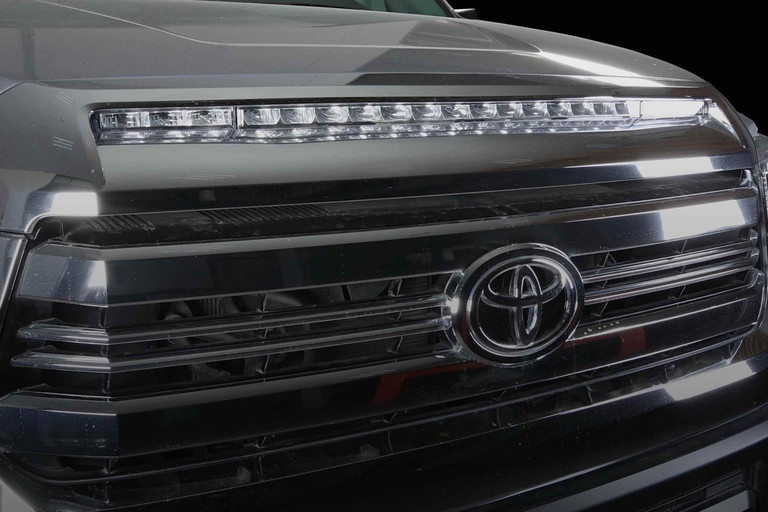 NSV Hood-Mount LED Lightbar Kit For Toyota Tundra 14-21