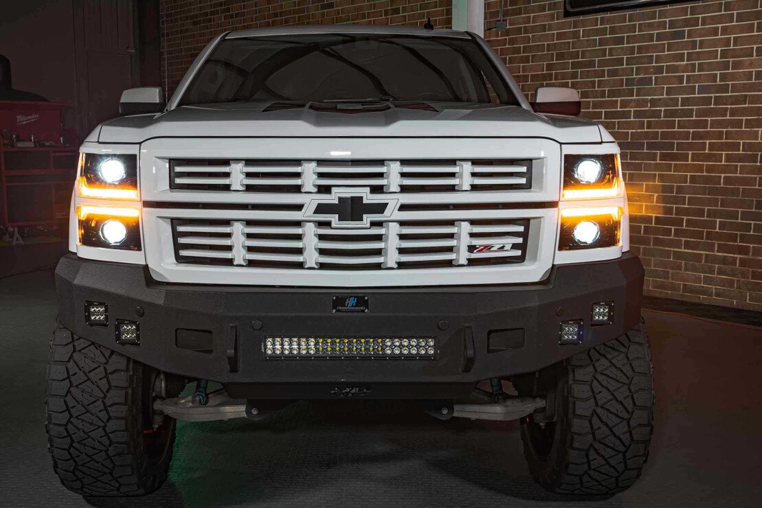 Fog Lights Silverado Dual 24W LED Fog Light Pod Kit For 2014-2015 Chevy Silverado 1500 - Plug & Play 24W Fog Light Pods Plug And Play Fog Lights Silverado Dual 24W LED Fog Light Pod Kit For 2014-2015 Chevy Silverado 1500 - Plug & Play 24W Fog Light Pods Plug And Play
