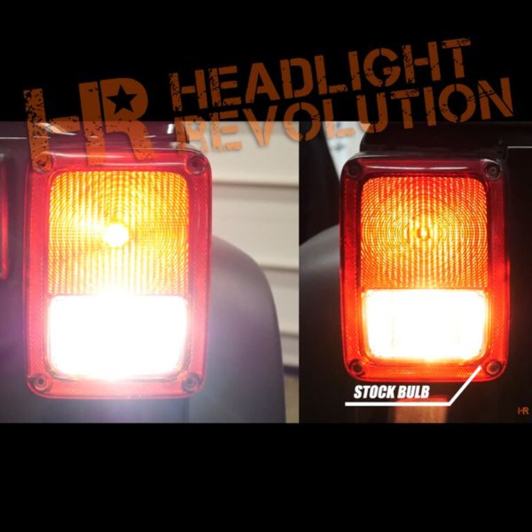 Jeep Wrangler (JK) 07-18 LED Reverse Light Bulb Upgrade | HR Jeep Wrangler (JK) 07-18 LED Reverse Light Bulb Upgrade | HR